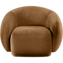 Meridian Emery Saddle Velvet Chair IMAGE 3