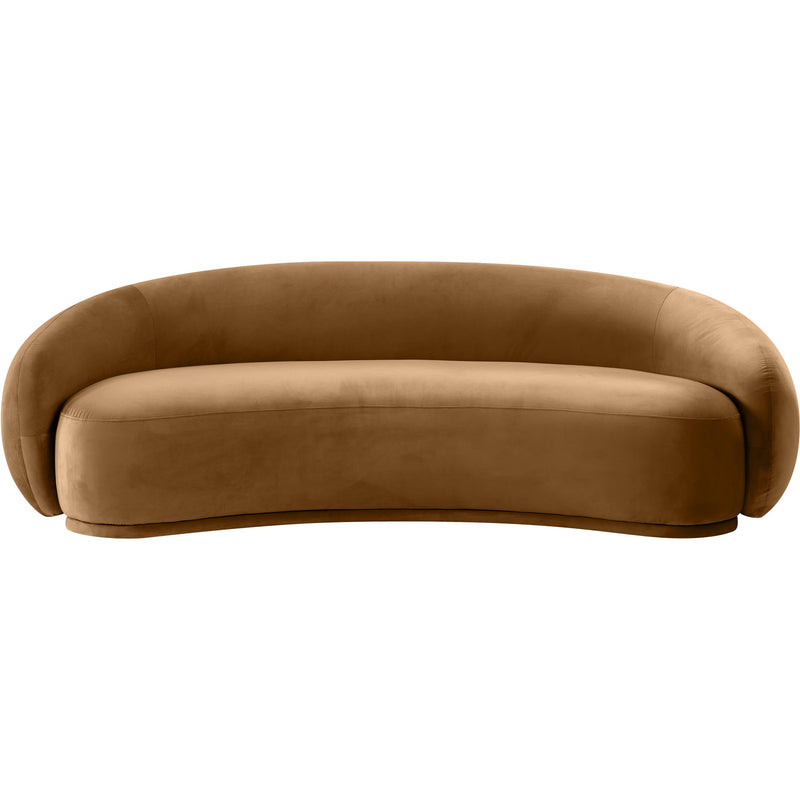 Meridian Emery Saddle Velvet Sofa IMAGE 3