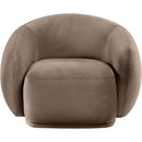 Meridian Emery Taupe Velvet Chair IMAGE 3