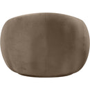 Meridian Emery Taupe Velvet Chair IMAGE 5
