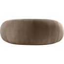 Meridian Emery Taupe Velvet Loveseat IMAGE 5