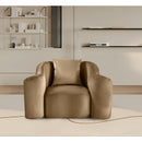 Meridian Destin Beige Velvet Chair IMAGE 2