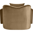 Meridian Destin Beige Velvet Chair IMAGE 5