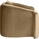Meridian Destin Beige Velvet Chair IMAGE 7