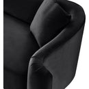 Meridian Destin Black Velvet Chair IMAGE 12