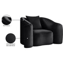 Meridian Destin Black Velvet Chair IMAGE 18