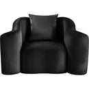 Meridian Destin Black Velvet Chair IMAGE 3