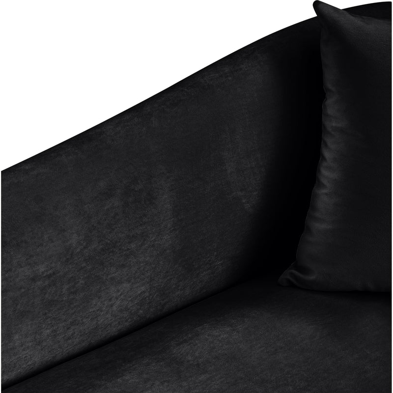 Meridian Destin Black Velvet Chair IMAGE 8