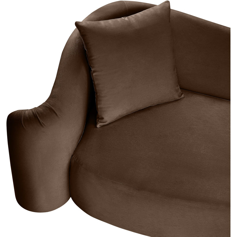 Meridian Destin Brown Velvet Chair IMAGE 10