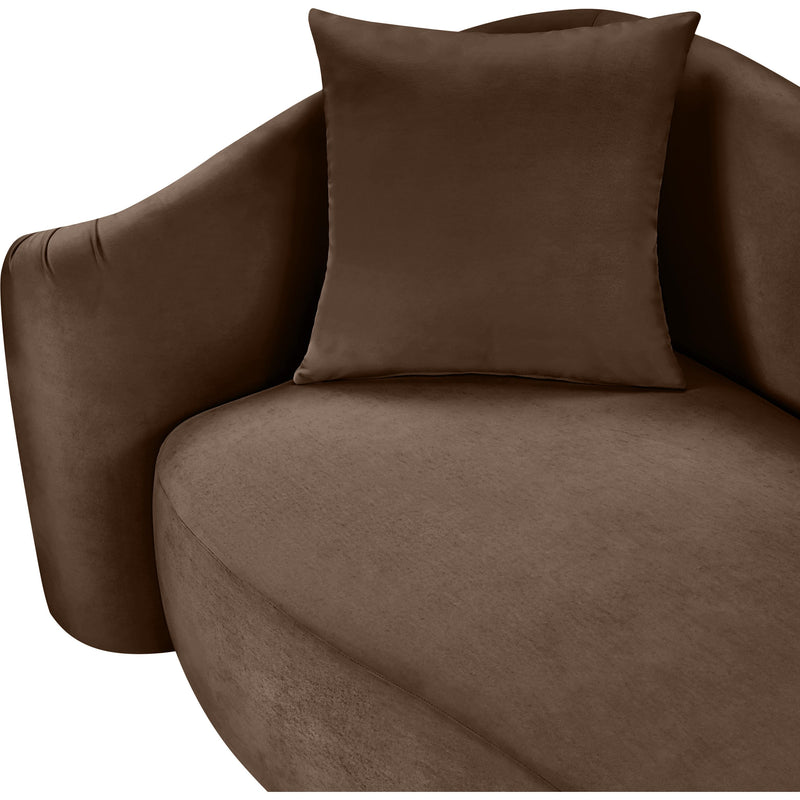 Meridian Destin Brown Velvet Chair IMAGE 13
