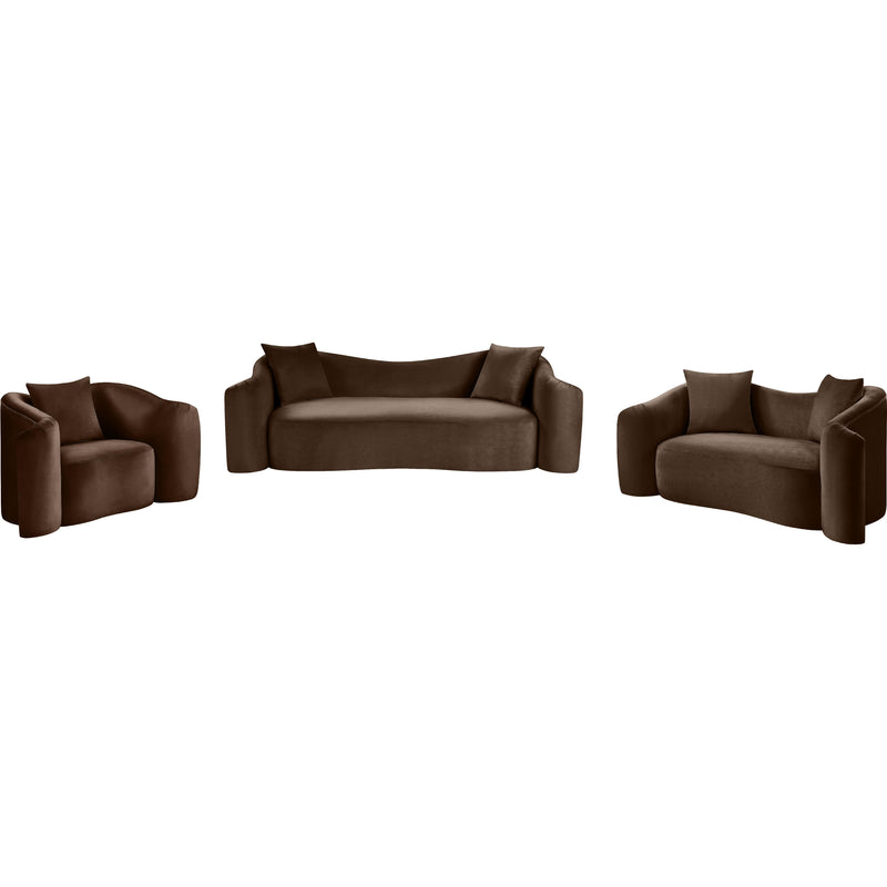 Meridian Destin Brown Velvet Chair IMAGE 15