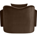 Meridian Destin Brown Velvet Chair IMAGE 5