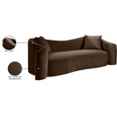 Meridian Destin Brown Velvet Sofa IMAGE 18