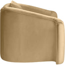 Meridian Destin Camel Velvet Chair IMAGE 7