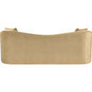 Meridian Destin Camel Velvet Sofa IMAGE 5