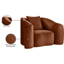 Meridian Destin Cognac Velvet Chair IMAGE 18