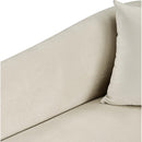 Meridian Destin Cream Velvet Chair IMAGE 8