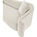 Meridian Destin Cream Velvet Sofa IMAGE 12