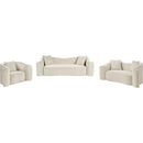 Meridian Destin Cream Velvet Sofa IMAGE 15
