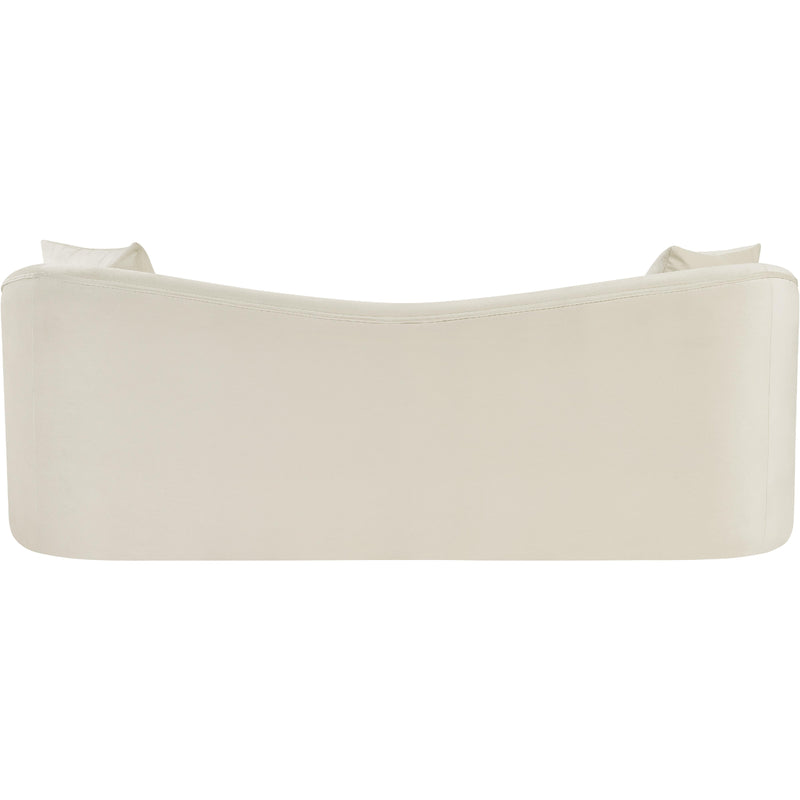 Meridian Destin Cream Velvet Sofa IMAGE 5