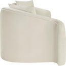 Meridian Destin Cream Velvet Sofa IMAGE 7