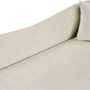 Meridian Destin Cream Velvet Sofa IMAGE 8