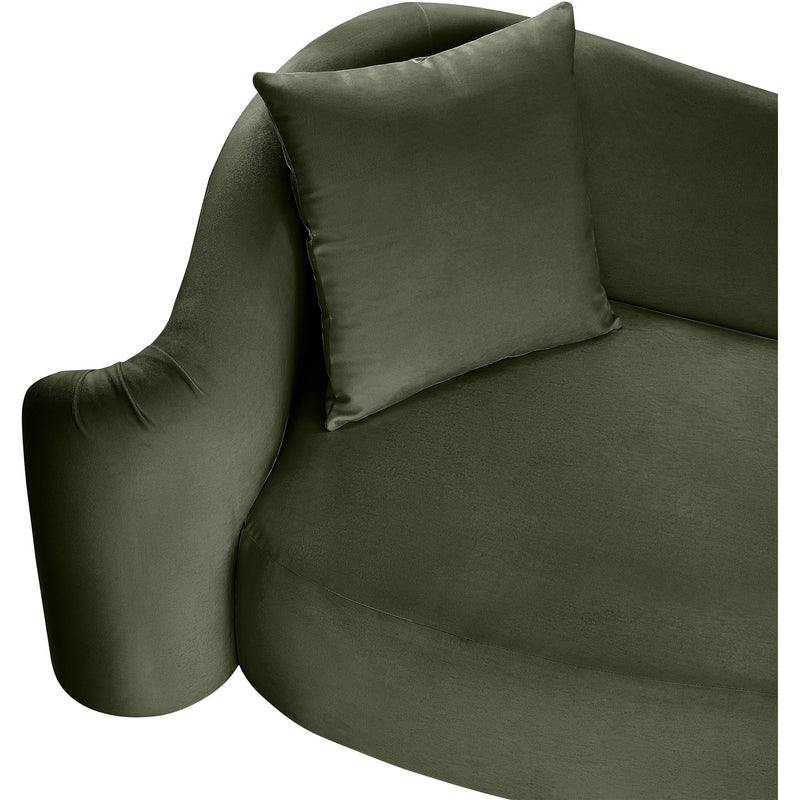 Meridian Destin Green Velvet Chair IMAGE 10