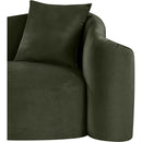 Meridian Destin Green Velvet Chair IMAGE 11