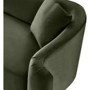 Meridian Destin Green Velvet Chair IMAGE 12