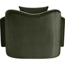 Meridian Destin Green Velvet Chair IMAGE 5