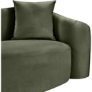 Meridian Destin Green Velvet Chair IMAGE 9