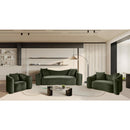 Meridian Destin Green Velvet Loveseat IMAGE 19