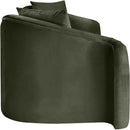 Meridian Destin Green Velvet Sofa IMAGE 7