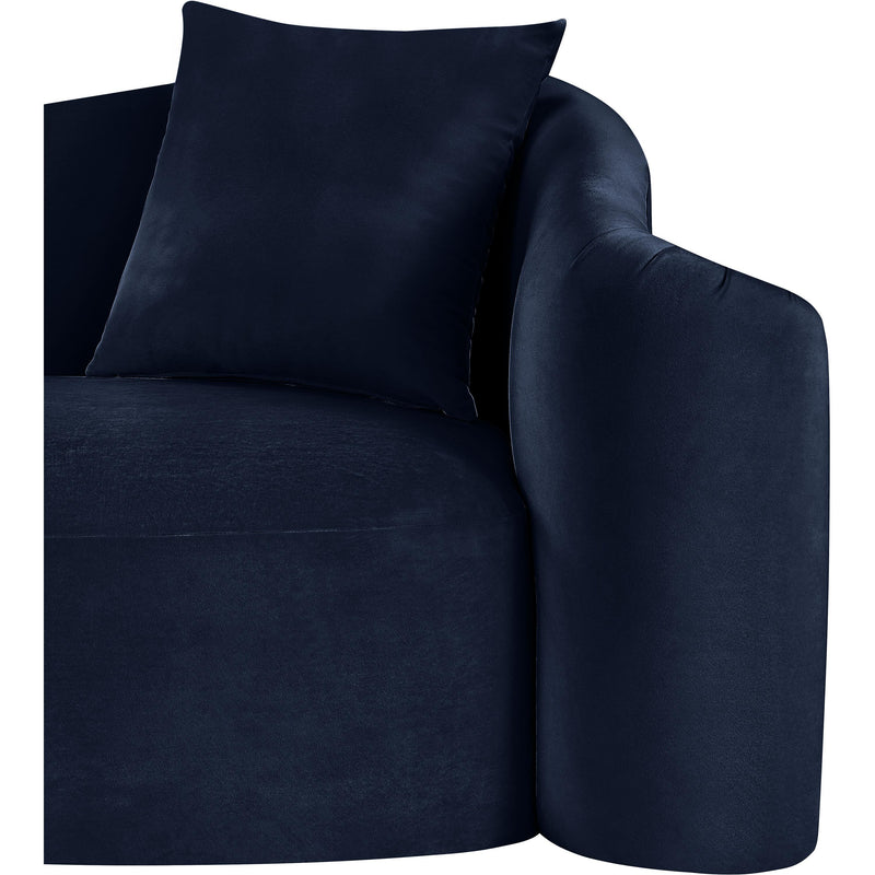 Meridian Destin Navy Velvet Chair IMAGE 11
