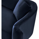 Meridian Destin Navy Velvet Chair IMAGE 12