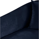 Meridian Destin Navy Velvet Chair IMAGE 8