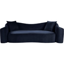 Meridian Destin Navy Velvet Sofa IMAGE 3