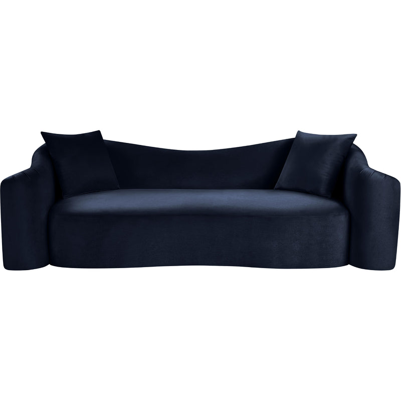 Meridian Destin Navy Velvet Sofa IMAGE 3