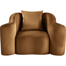 Meridian Destin Saddle Velvet Chair IMAGE 3