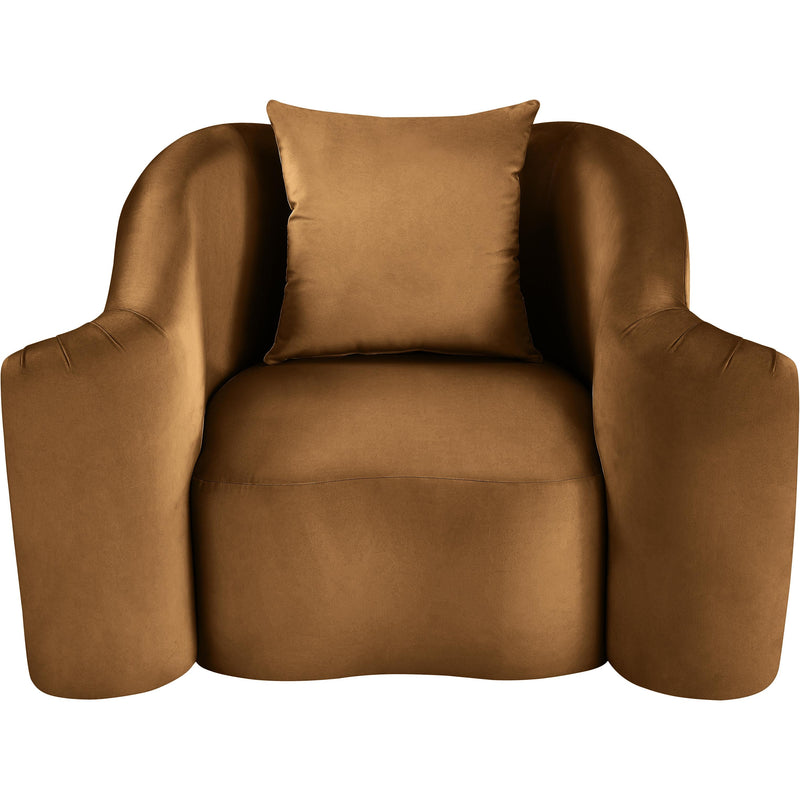Meridian Destin Saddle Velvet Chair IMAGE 4
