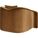 Meridian Destin Saddle Velvet Chair IMAGE 6