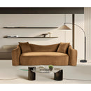 Meridian Destin Saddle Velvet Sofa IMAGE 2