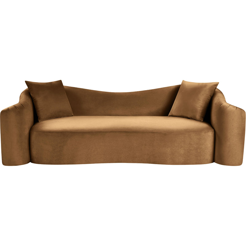 Meridian Destin Saddle Velvet Sofa IMAGE 3