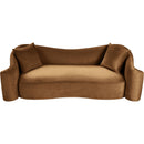 Meridian Destin Saddle Velvet Sofa IMAGE 4