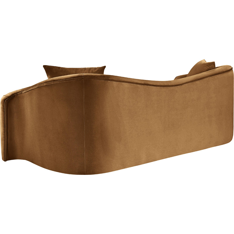 Meridian Destin Saddle Velvet Sofa IMAGE 6