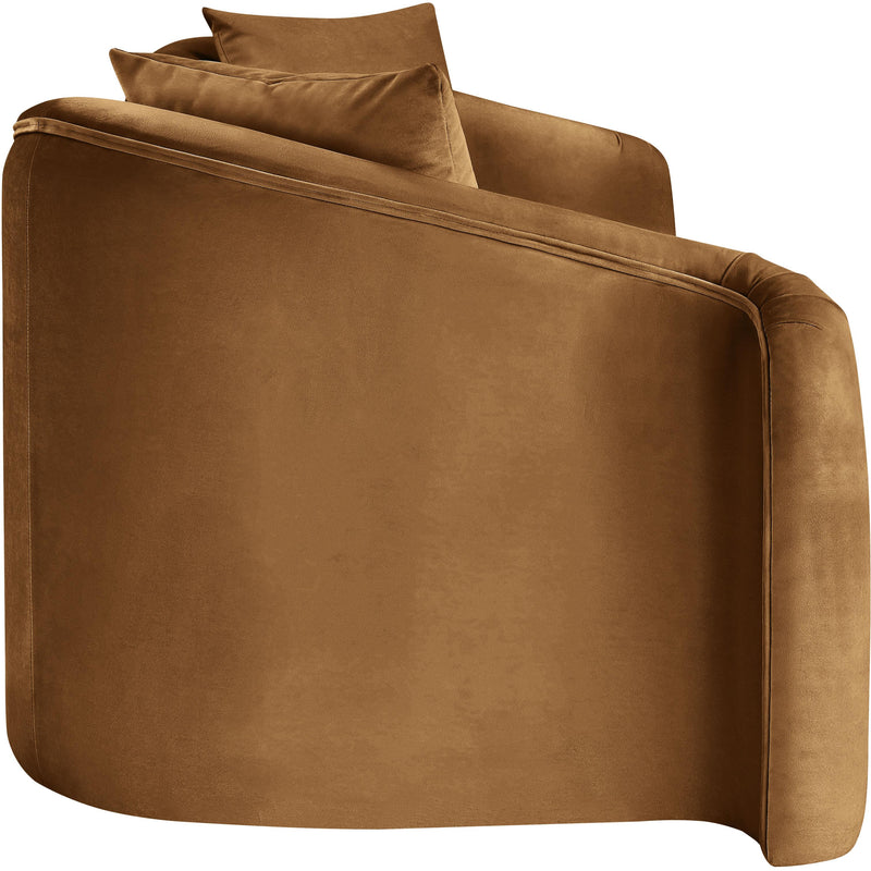 Meridian Destin Saddle Velvet Sofa IMAGE 7