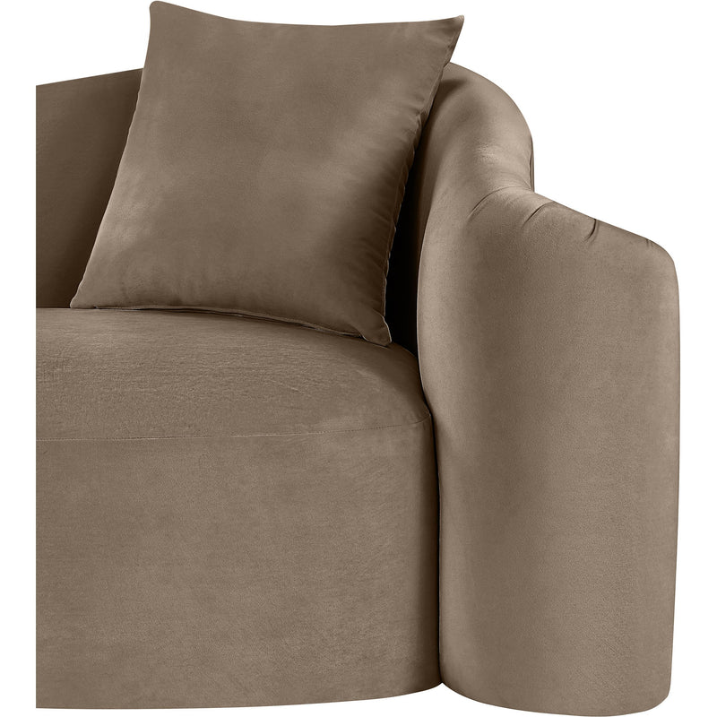 Meridian Destin Taupe Velvet Chair IMAGE 11