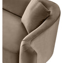 Meridian Destin Taupe Velvet Chair IMAGE 12