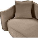 Meridian Destin Taupe Velvet Chair IMAGE 13
