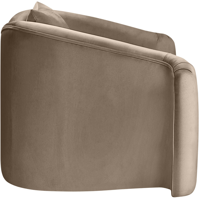 Meridian Destin Taupe Velvet Chair IMAGE 7